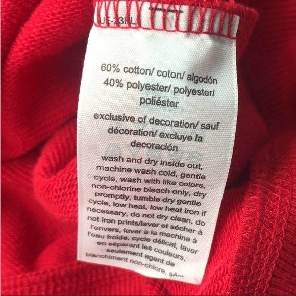 NWT Tommy Hilfiger Women’s Classic Zip Hoodie Size XL Fiery Scarlet - Picture 7 of 7